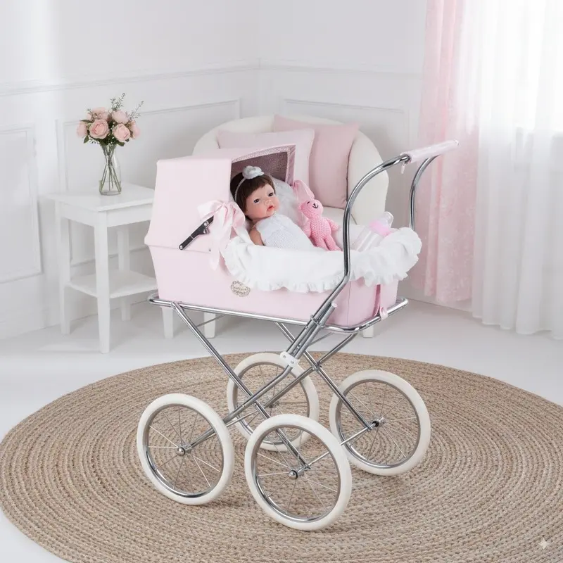 Carro reborn personalizable Sweet + Bolso de Napa - ¡Personalizable Color, Tamaño y con tu Nombre!