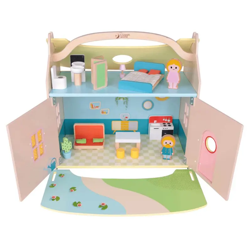 Casa de muñecas moderna