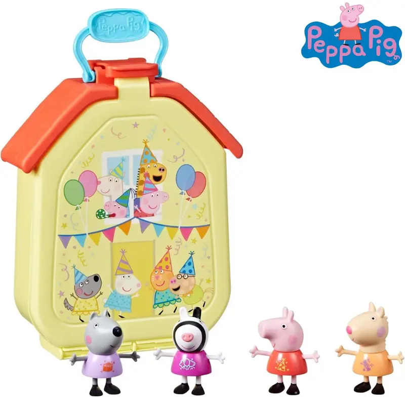 Casa de Peppa Pig maletín portátil de fiesta Hasbro