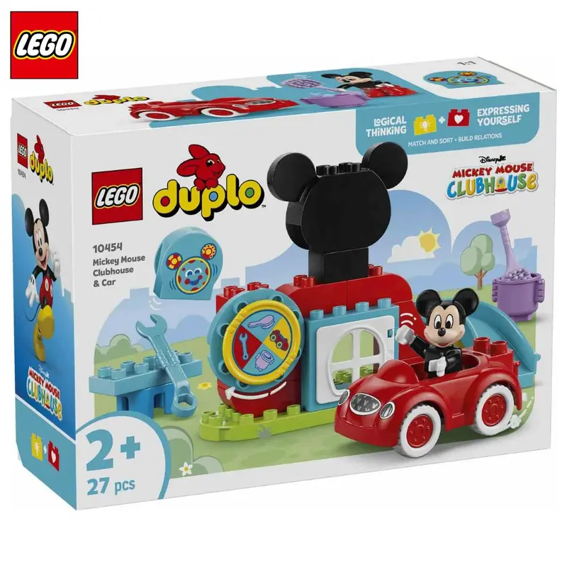 Casa y coche de Mickey Mouse Lego Duplo (10454)