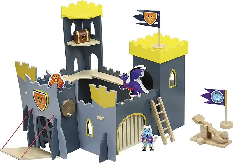 Castillo de Caballeros Vilac | Con Dragón y Accesorios | +3 Años