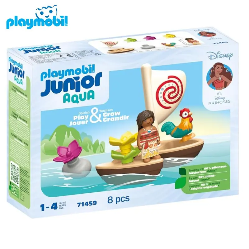 Catamarán de Vaiana Princesa Disney Playmobil Junior Aqua (71459)