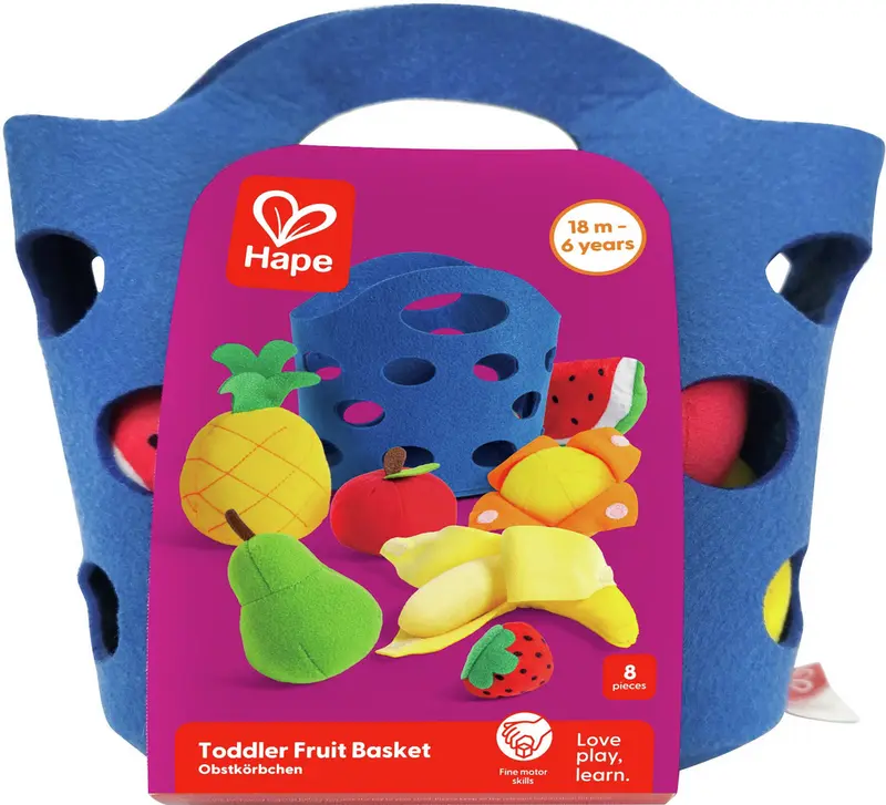 Cesta de Frutas de Tela