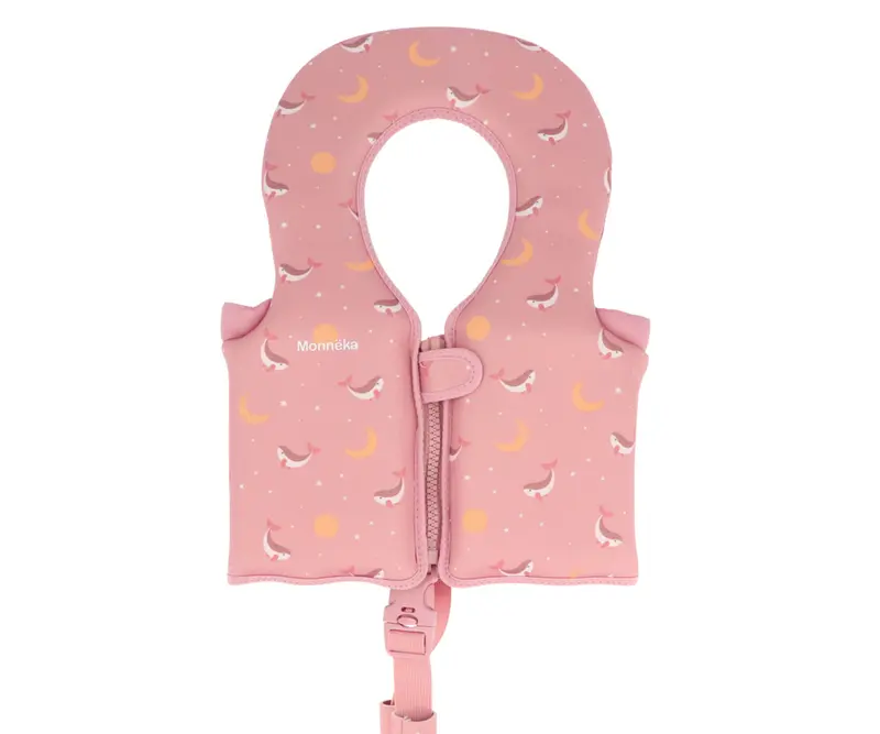Chaleco flotación Whale Pink Talla 1-2 años