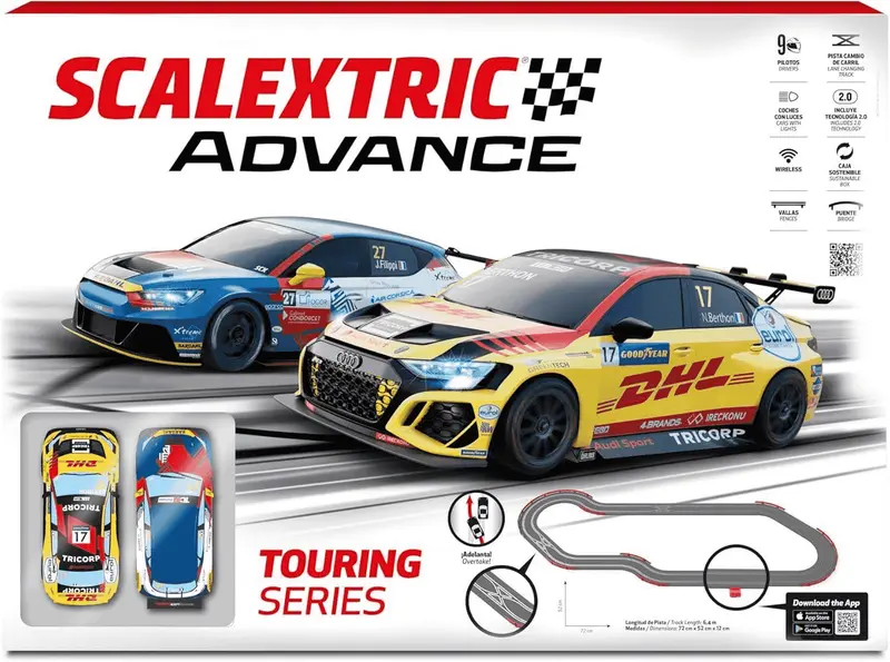 Circuito Scalextric Advance Touring Seri