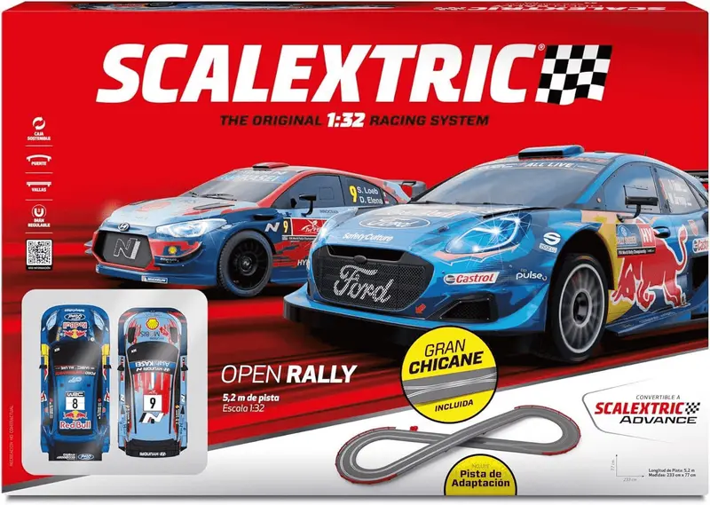 Circuito Scalextric Open Rally 1/32