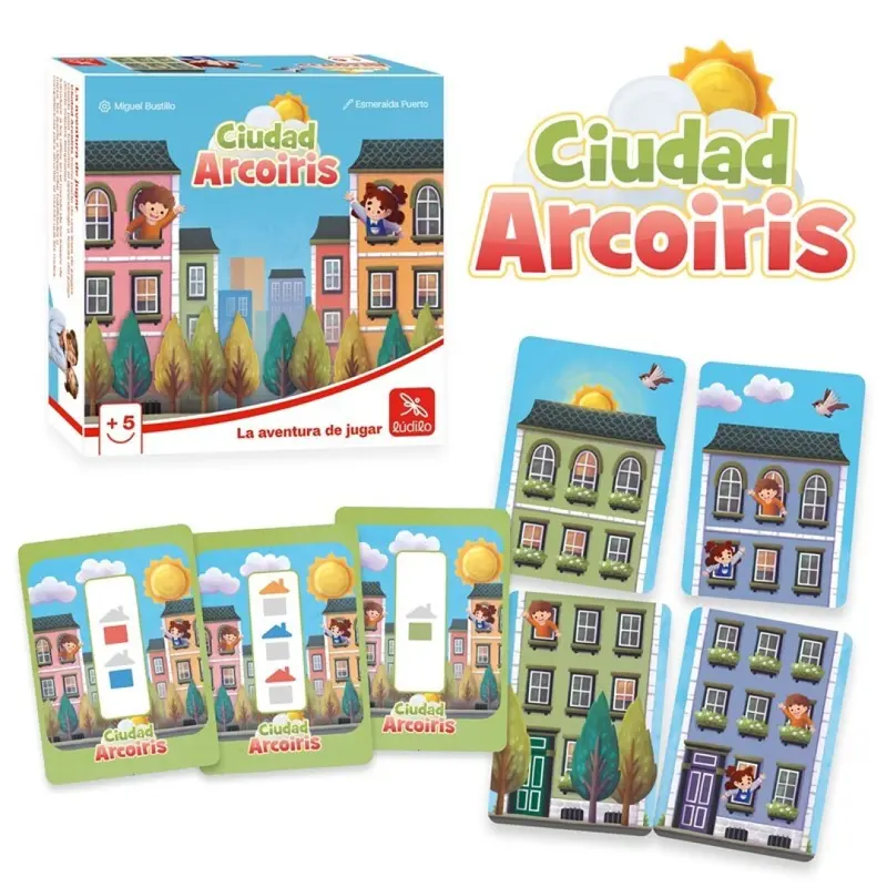Ciudad Arcoíris. Juego de Cartas