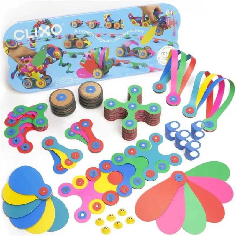 Clixo - Wheel Creator 72 piezas - Ruedas