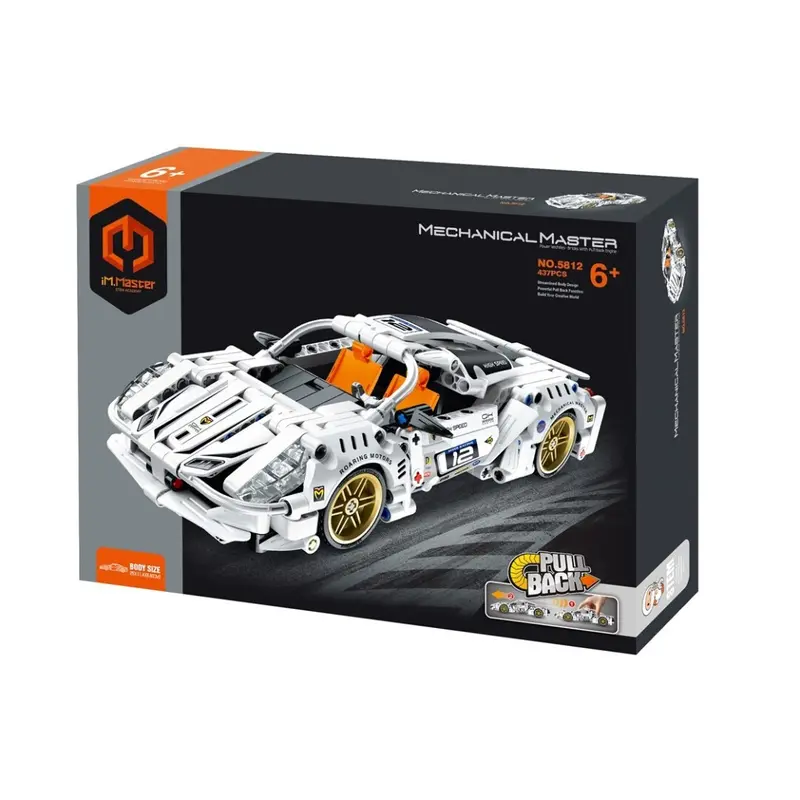Coche de carreras Blanco 437 pzas - iMMaster