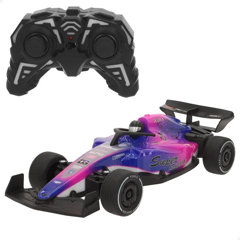 Coche de carreras radiocontrol con luz 1