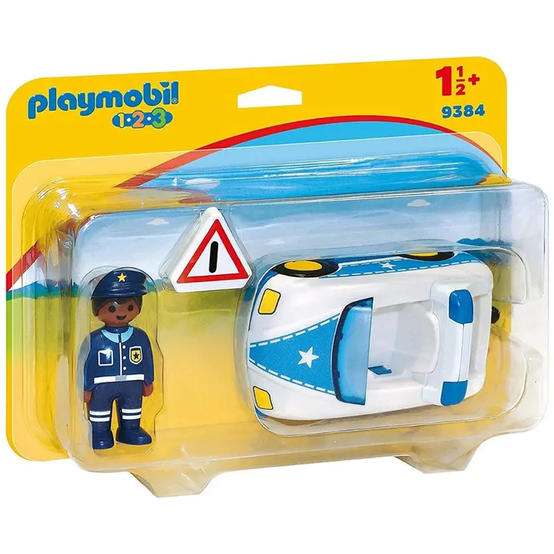 COCHE DE POLICIA PLAYMOBIL 123 (9384)