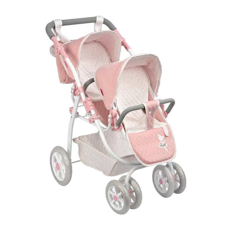 Coche Gemelar Universe con Bolso | Muñecas Arias 40854 45x70x73 cm