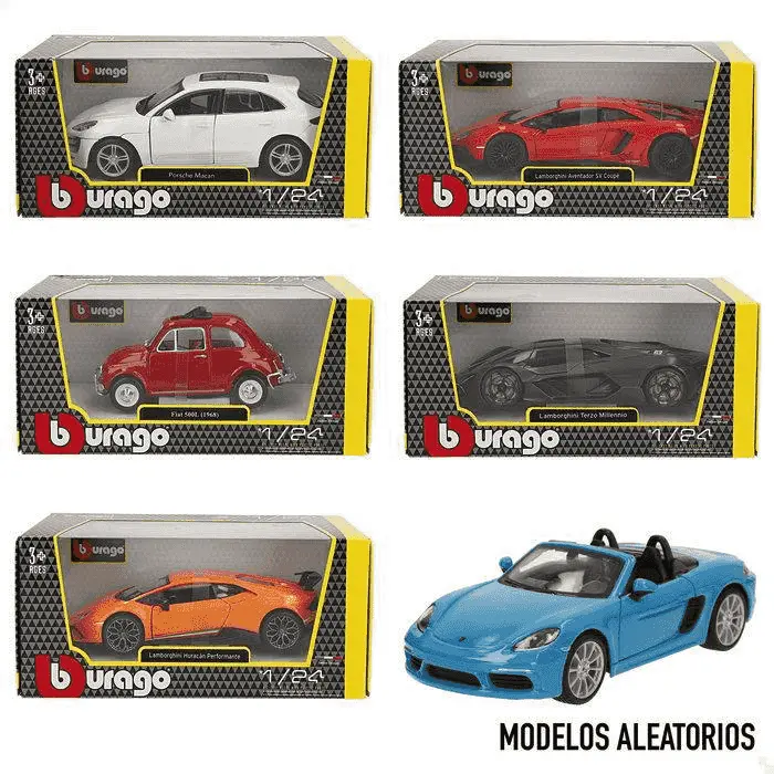 Coche Metal Clasicos Burago Surtido 1/24