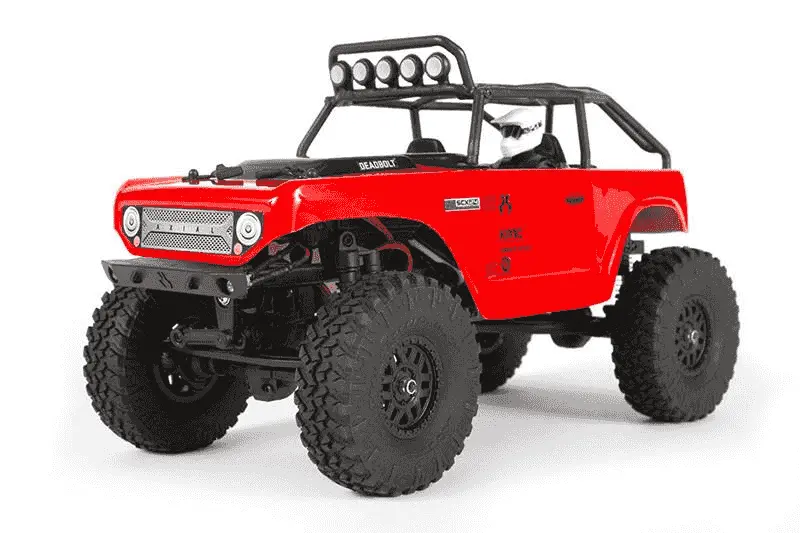 Coche R.C. SCX24 Deabolt 1/24 Rojo 4X4
