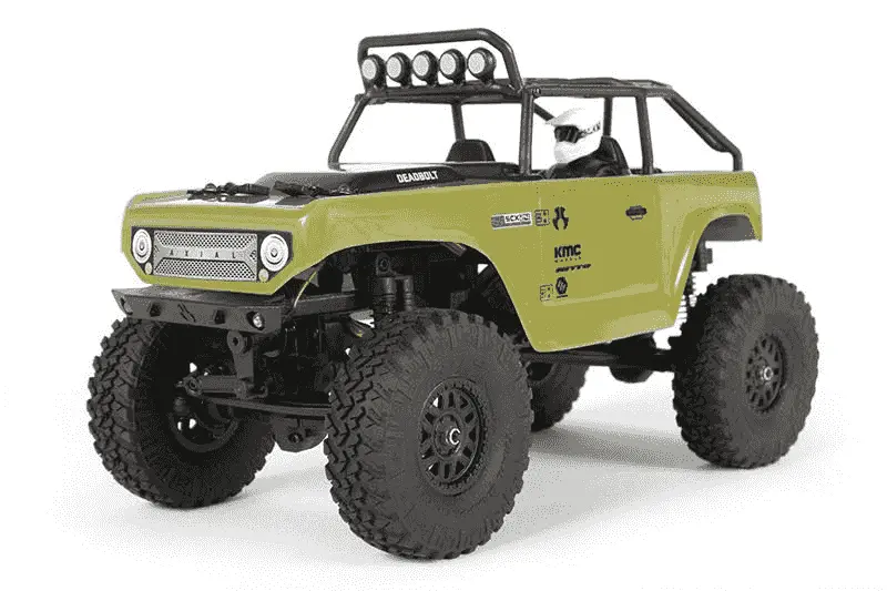 Coche R.C. SCX24 Deabolt 1/24 Verde 4X4