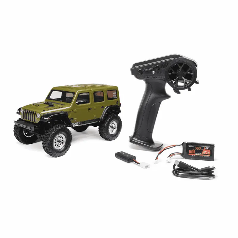 Coche R.C. SCX24 Wrangler Verde 1/24