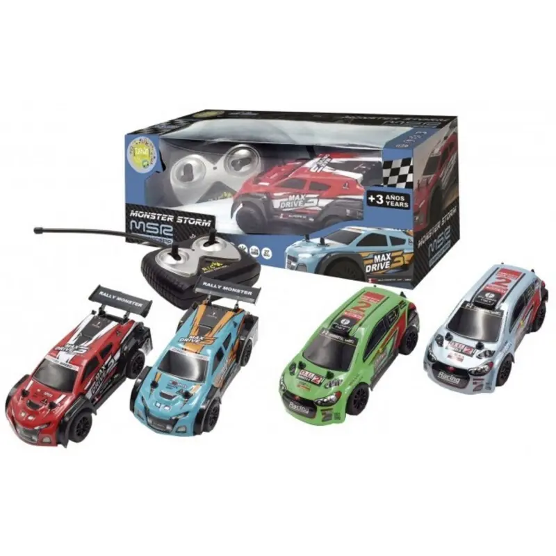 COCHE RADIO CONTROL RALLY STORM ESCALA 1