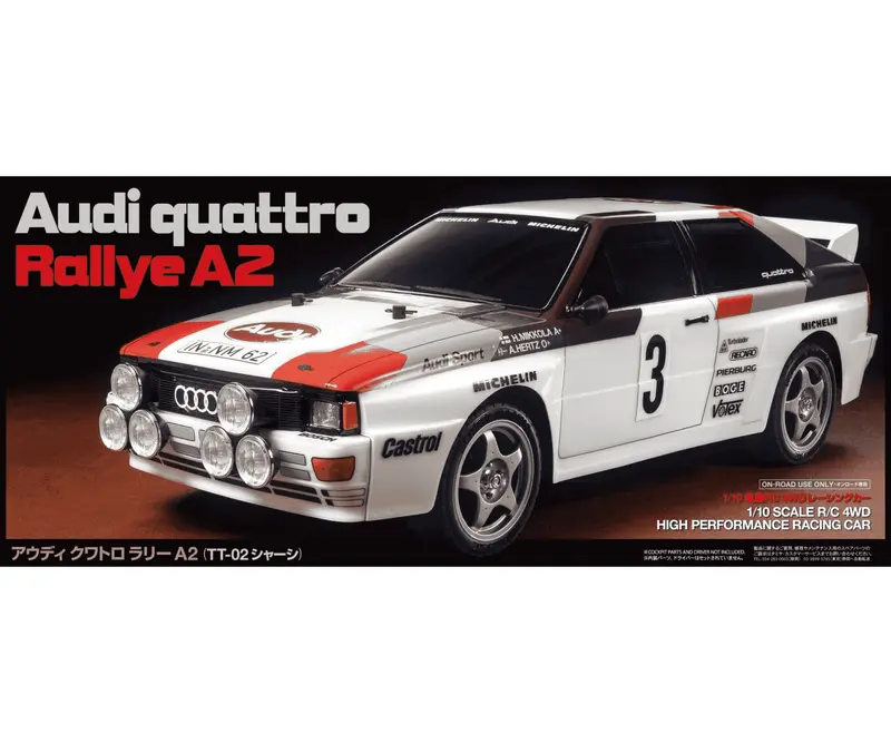 Coche RC Audi Quattro A2 Kit a Esc 1/10