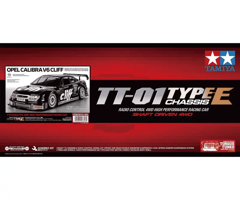 Coche RC Opel Calibra Kit a Escala 1/10