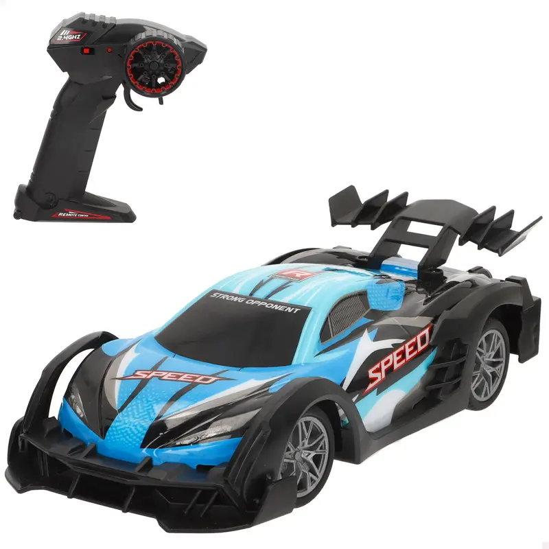 Coche teledirigido deportivo azul 1