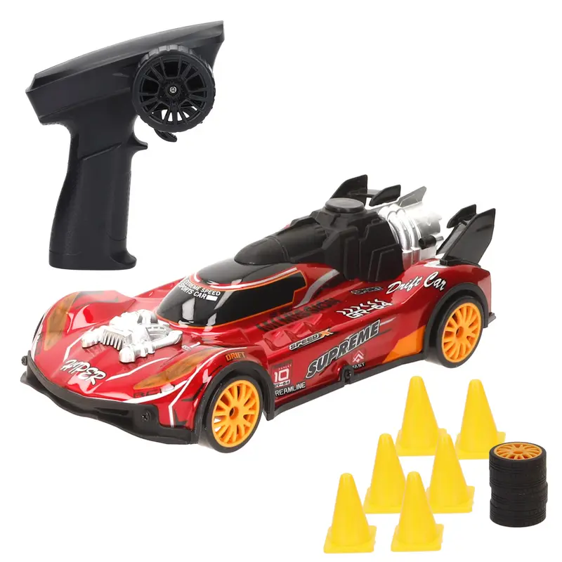 Coche teledirigido Xtreme Drift con accesorios escala 1