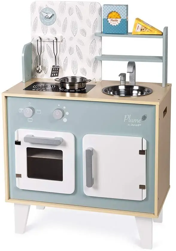 Cocina plume en madera con accesorios -J06608 Janod