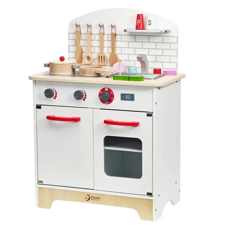Cocinita de madera con accesorios - Cocina del Chef