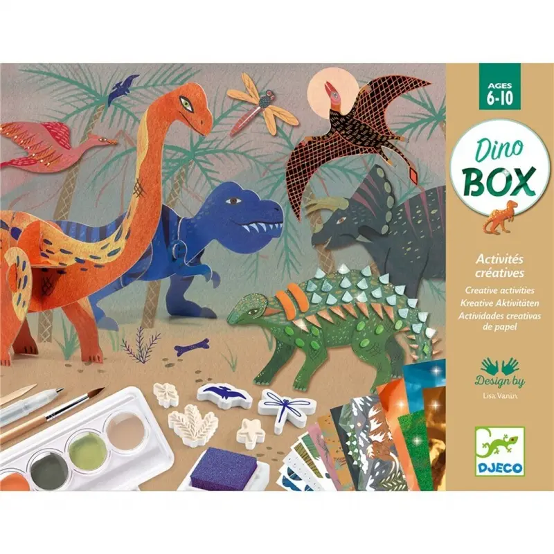 Cofre multiactividades El mundo de los dinosaurios
