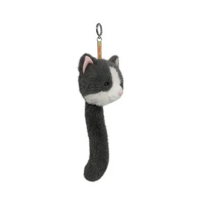 Colgante de peluche One Love Misty – gato gris
