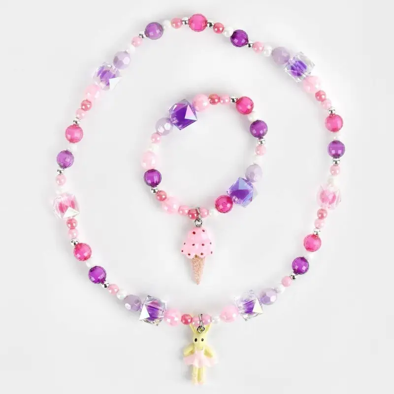 Collar y Pulsera Conejito