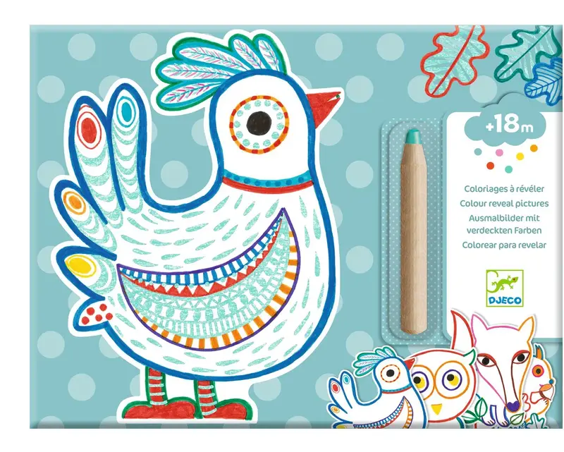 Colorear Amigos del Bosque - Djeco