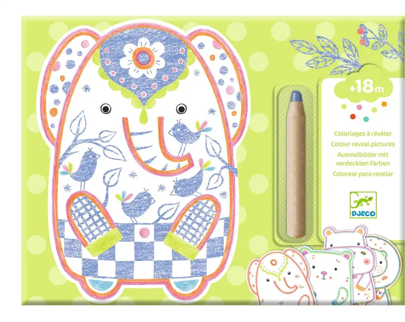 Colorear Animales Salvajes - Djeco