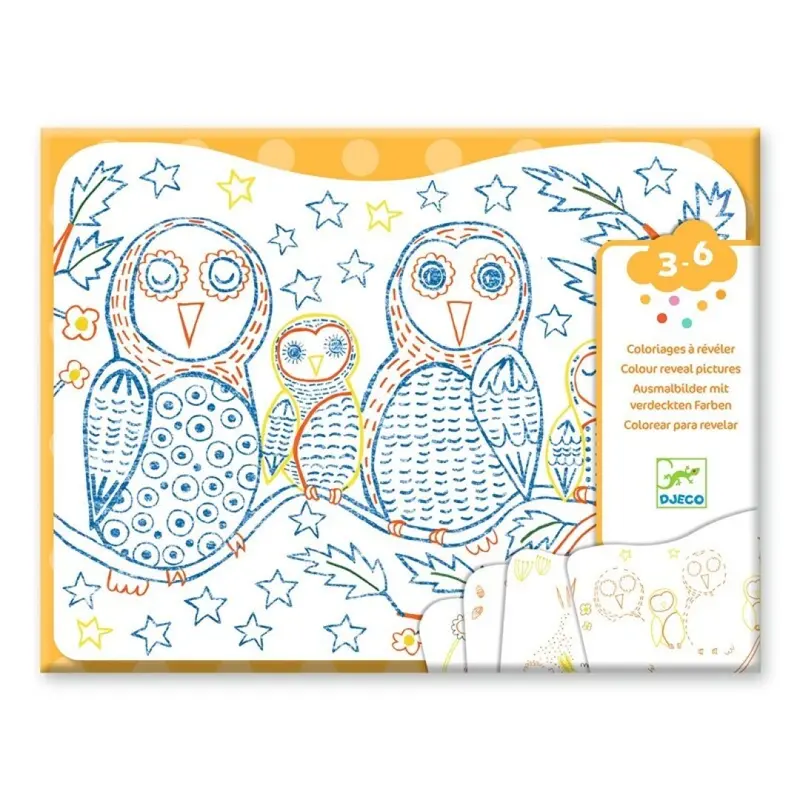 Colorear Familia del Sotobosque - Djeco