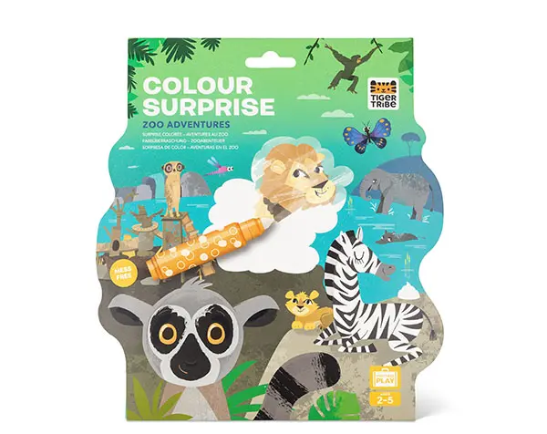 Colour surprise zoo adventures