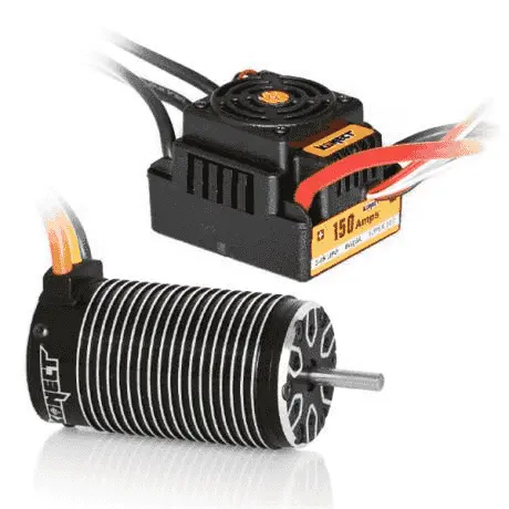 COMBO BRUSHLESS 1/8 150 AMP. WP+MOTOR 4P