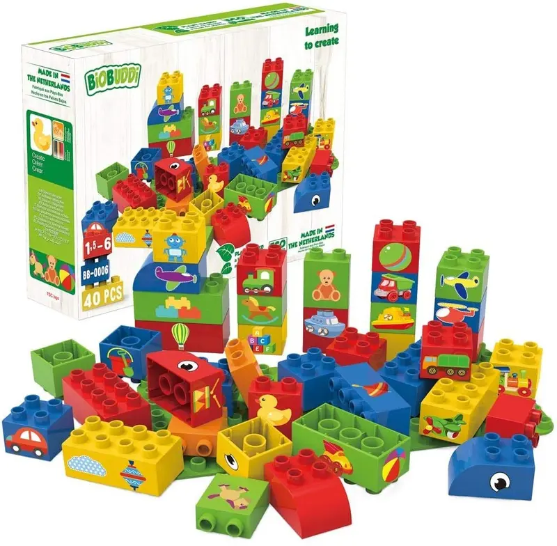 CON FORMAS 40 PIEZAS + BASE - RODATOYS