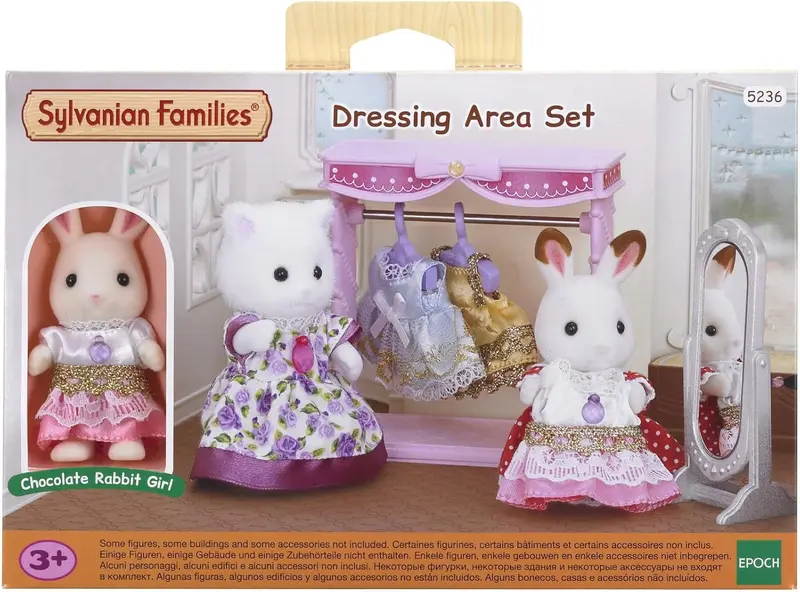 Conejo de Chocolate Chica de Sylvanian con Vestidor - Epoch 5236