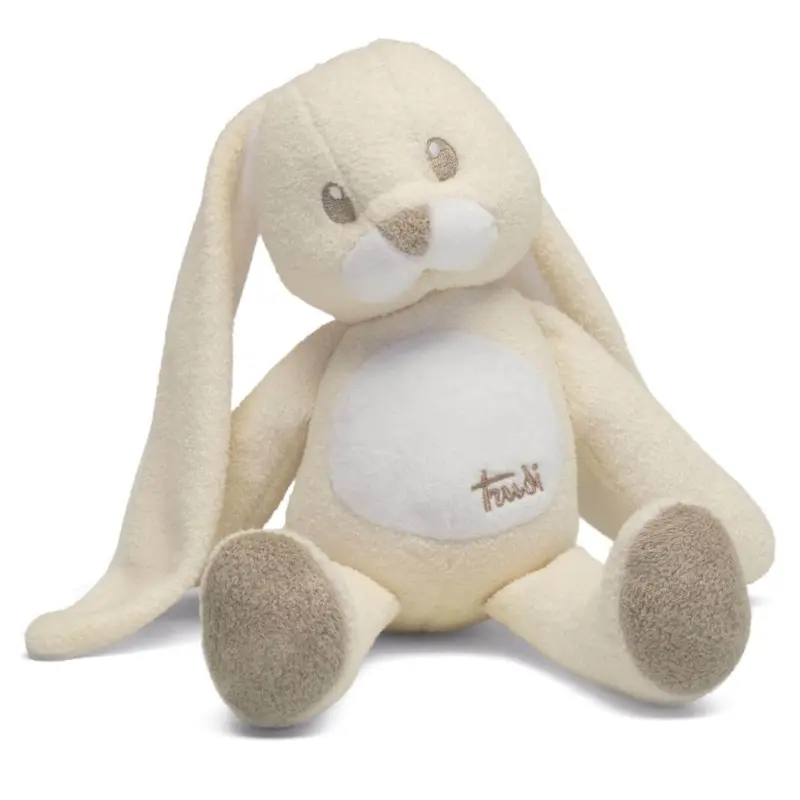 Conejo de peluche marfil (S)