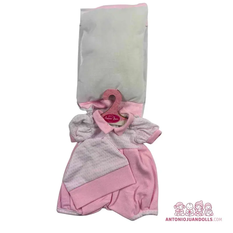 Conjunto Body Estrellitas Braguita Rayas con Arrullo 36cm — Ropa Muñecas Antonio Juan (91036-25007)