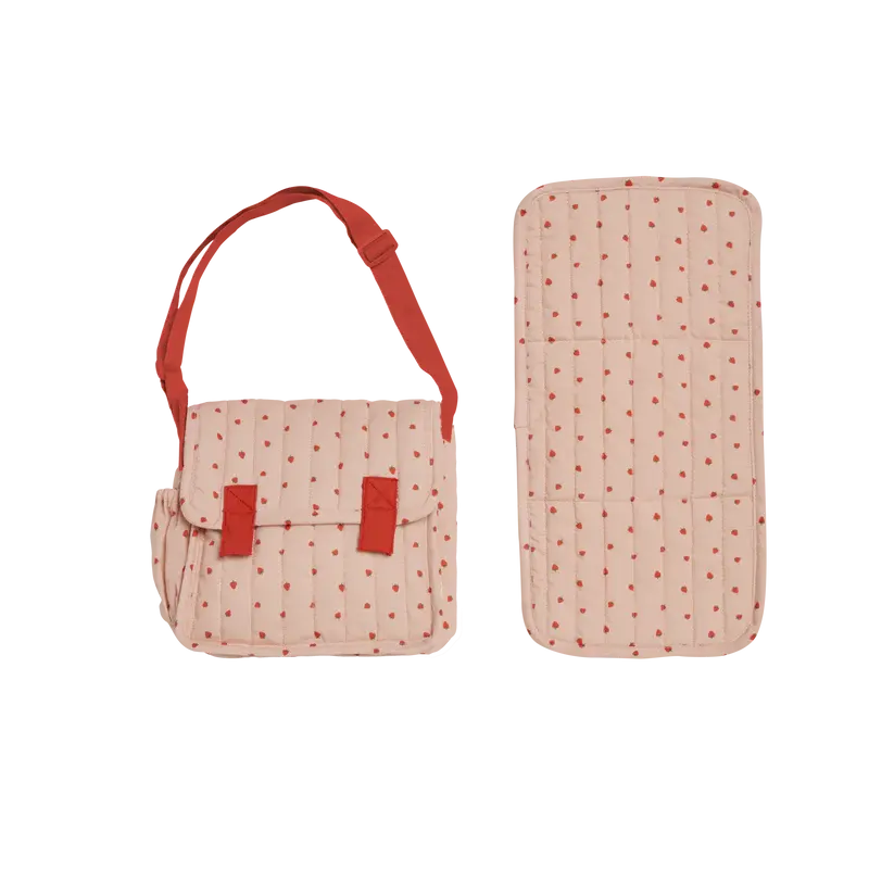 Conjunto bolso cambiador Strawberry Olli Ella