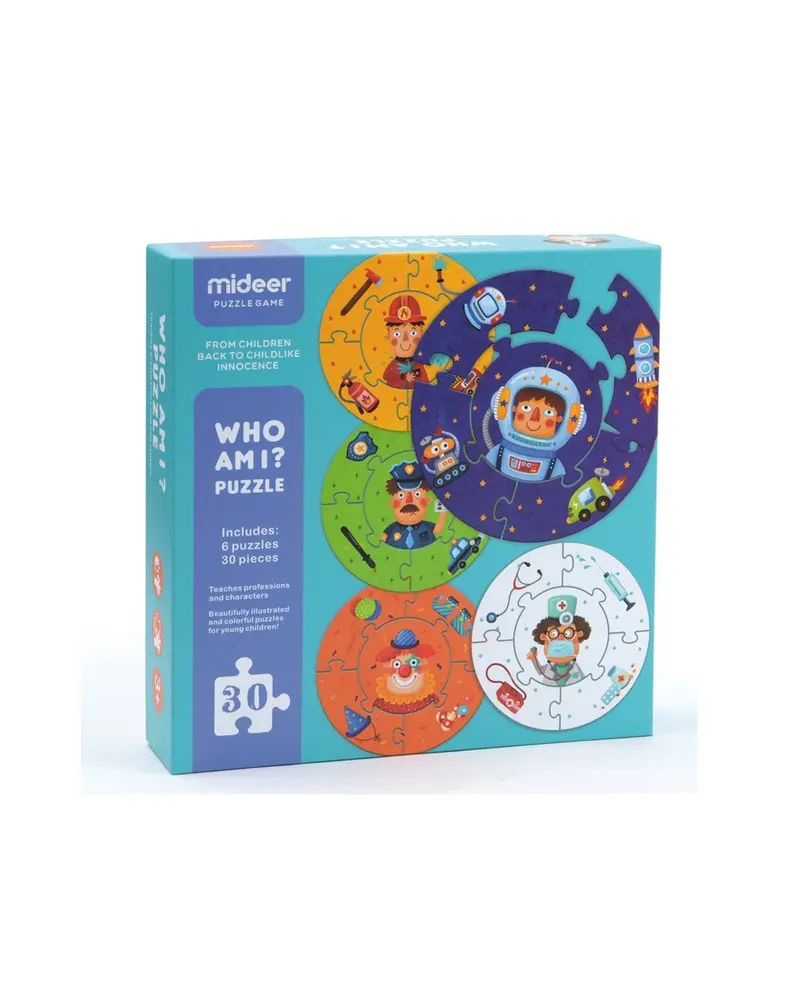 Conjunto de 6 puzles Who am I? - Andreu Toys 3035