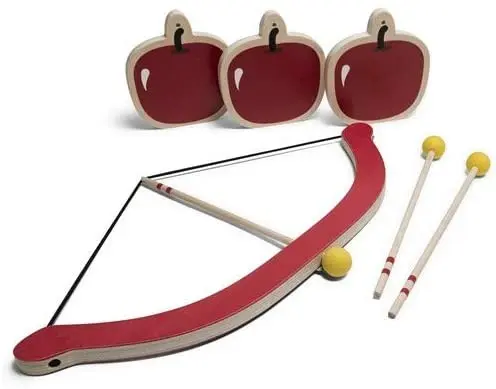 Conjunto de arco y flechas con forma de manzana - Buiten Speel