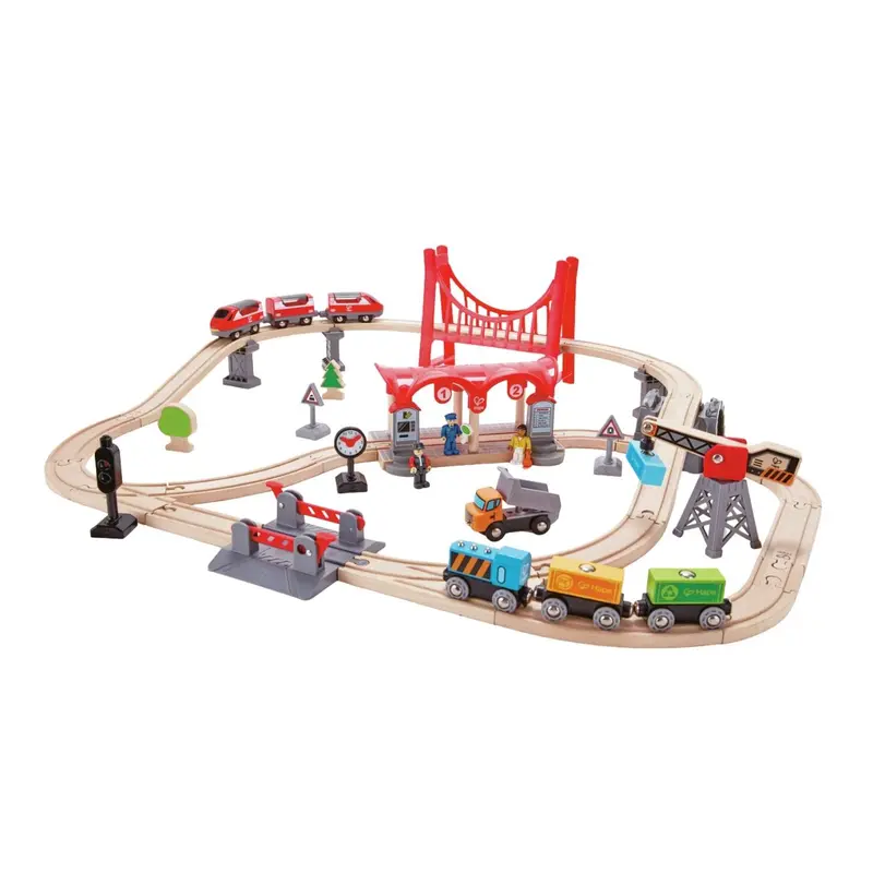 Conjunto tren Ciudad Bulliciosa Hape