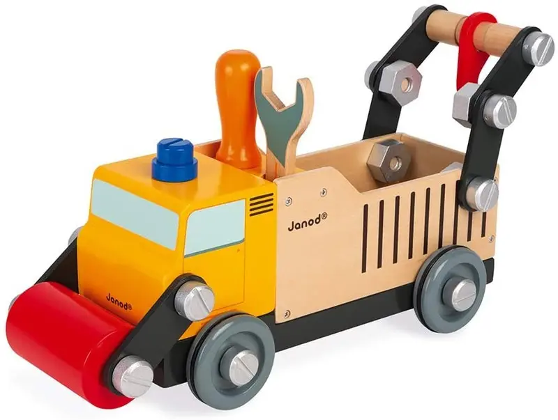 Construye tu camión, juego de construcción - Janod J06470