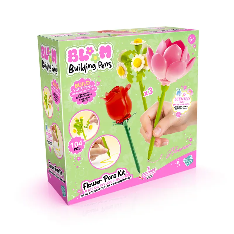 Construye tu FloryBoli Pack 3 - Bloom Buildings Pens - BLM002