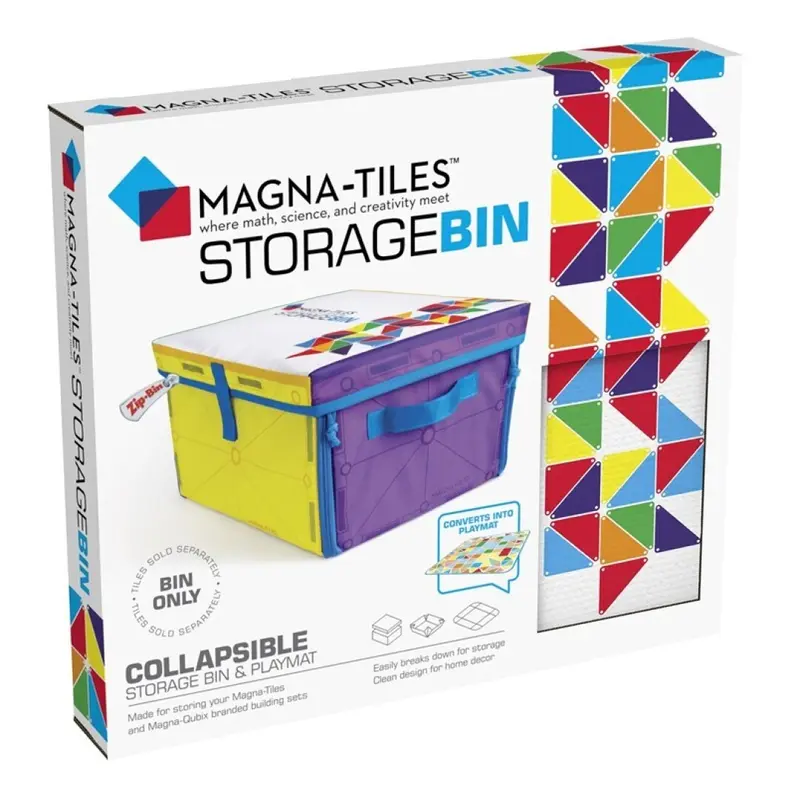 Contenedor de Almacenamiento y Tapete de Juego Magna-Tiles® 2 en 1
