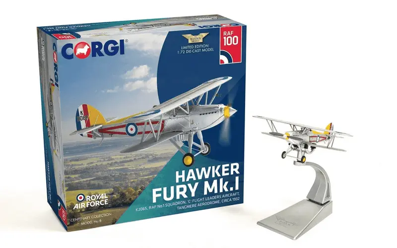 Corgi Hawker Fury K2065 1 Squadron Raf