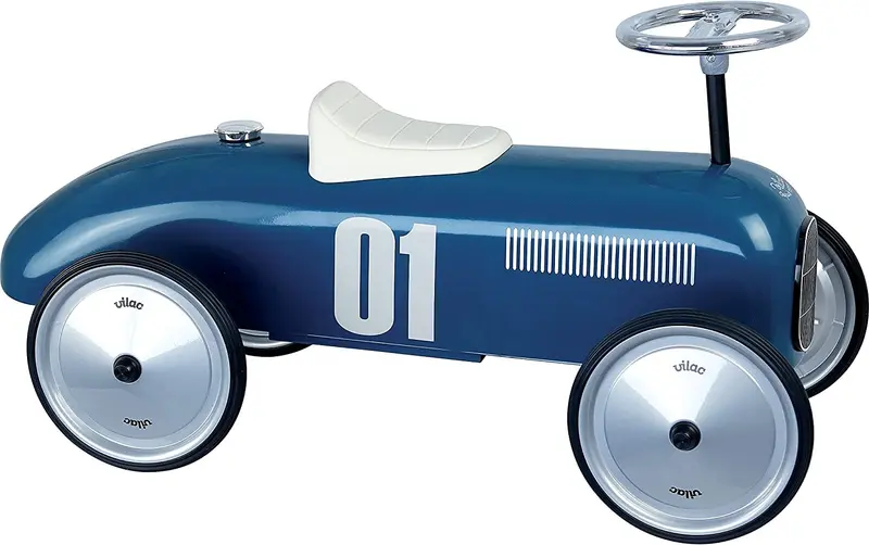 Correpasillos Vintage Vilac Azul Petróleo | Metal | +18 Meses