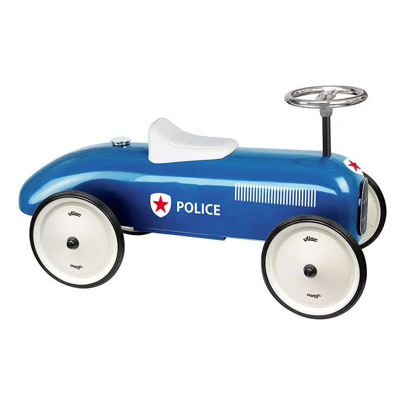 Correpasillos Vintage Vilac Coche de Policía | Metal | +18 Meses