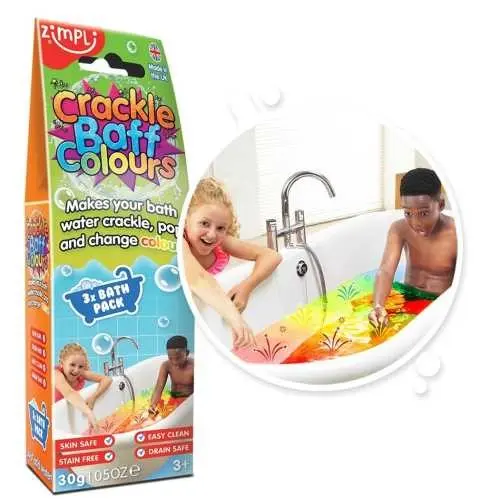 Crackle baft colors Pack 3 - Zimpli Kids